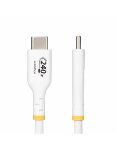 StarTech.com Cavo di ricarica USB-C Bianco da 1m, cavo USB C certificato USB-IF, 240W PD EPR, cavo di ricarica USB 2.0 Tipo-C