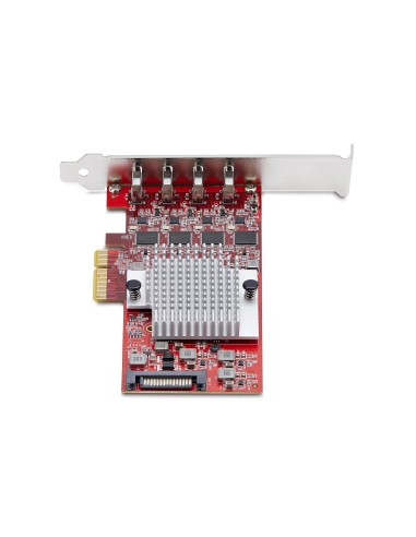 StarTech.com Scheda PCIe USB-C a 4 Porte, USB 3.2 10Gbps, Scheda di Espansione PCI Express USB Type-C con 4 Controller USB