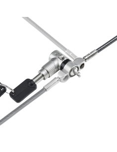StarTech.com Cavo di sicurezza universale 3 in 1 per laptop da 2m, cavo antifurto resistente al taglio con chiave master, 2