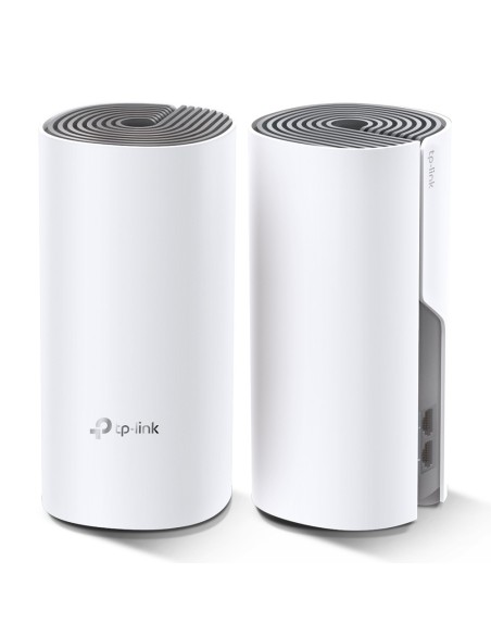 TP-Link Deco E4 (2-pack) Dual-band (2.4 GHz 5 GHz) Wi-Fi 5 (802.11ac) Bianco, Grigio Interno