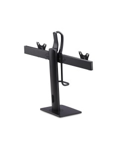 StarTech.com Supporto da Tavolo per Due Monitor- Staffa con barra trasversale per 2 Schermi da 27" VESA 75x75 100x100, altezza 2