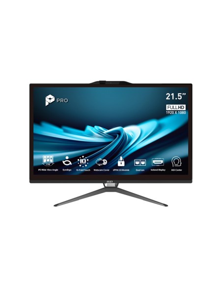 MSI Pro AP222T 14M-058IT All-in-One PC Intel® Core™ i5 i5-14400 54,6 cm (21.5") 1920 x 1080 Pixel Touch screen PC All-in-one 8