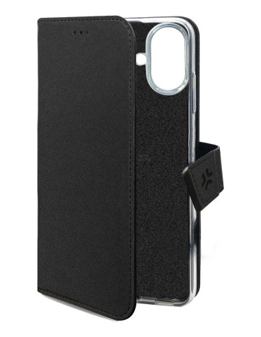 Celly WALLY custodia per cellulare 16 cm (6.3") Custodia a borsellino Nero