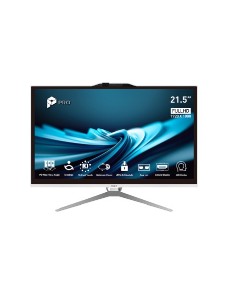 MSI Pro AP222T 14M-262IT All-in-One PC Intel® Core™ i5 i5-14400 54,6 cm (21.5") 1920 x 1080 Pixel Touch screen PC All-in-one 8