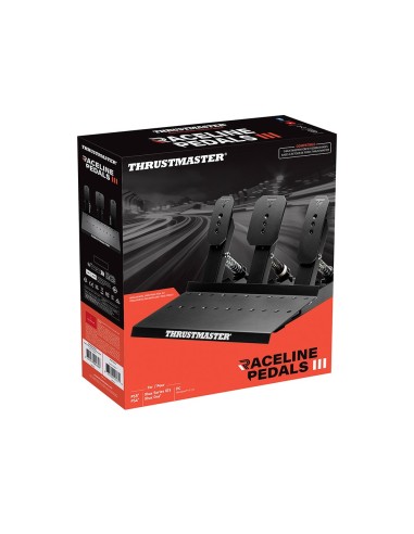Thrustmaster Raceline Pedals III Nero Pedali PC, PlayStation 4, PlayStation 5, Xbox One, Xbox Series S, Xbox Series X