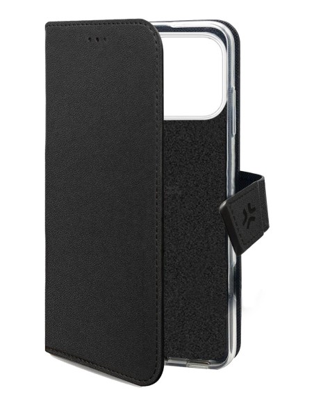 Celly WALLY custodia per cellulare 17,5 cm (6.9") Custodia a borsellino Nero