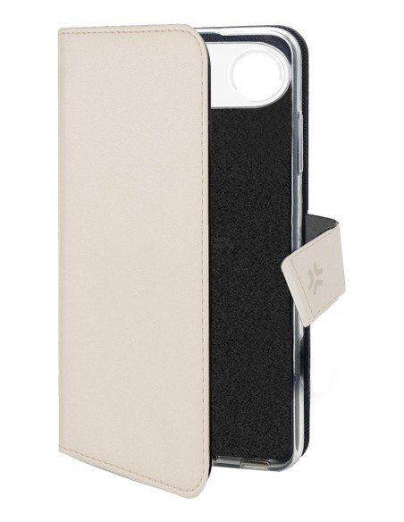 Celly WALLY custodia per cellulare 16,5 cm (6.5") Custodia a borsellino Sabbia