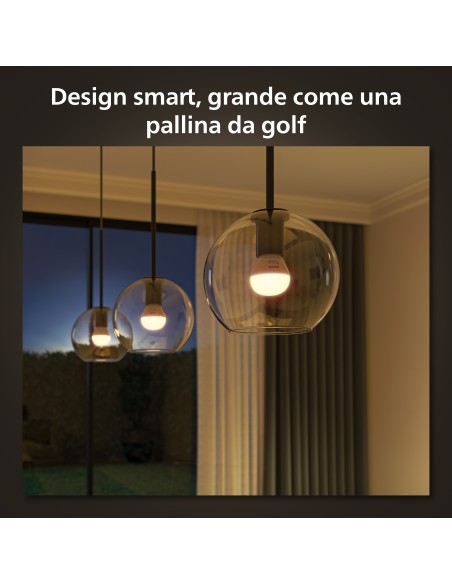 Philips Hue White and Color ambiance Sferetta - lampadina connessa E14