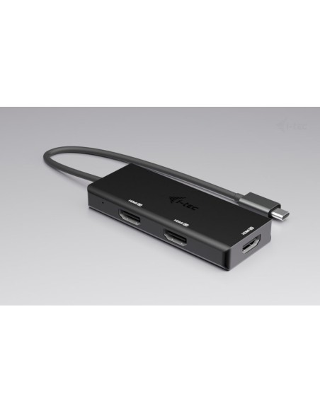 i-tec USB-C Triple 4K HDMI Video Adapter, Power Delivery 100W