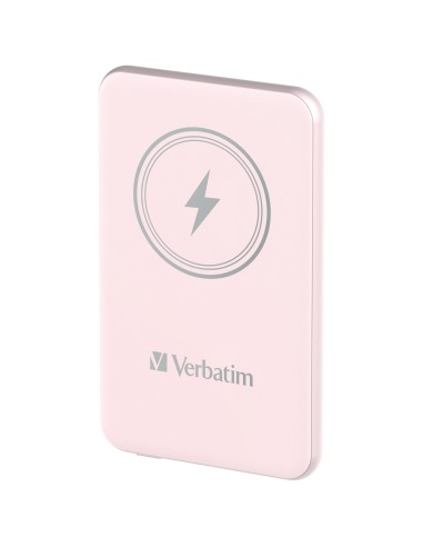 Verbatim Charge 'n' Go Polimeri di litio (LiPo) 5000 mAh Carica wireless Rosa