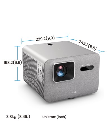 BenQ TK705STi Proiettore a corto raggio 3000 ANSI lumen DLP UHD 4K (3840x2160) Grigio