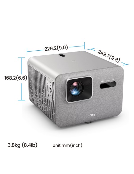 BenQ TK705STi Proiettore a corto raggio 3000 ANSI lumen DLP UHD 4K (3840x2160) Grigio