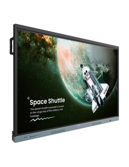 BenQ RE6504 Pannello piatto interattivo 165,1 cm (65") 450 cd m² 4K Ultra HD Nero, Grigio Touch screen Processore integrato