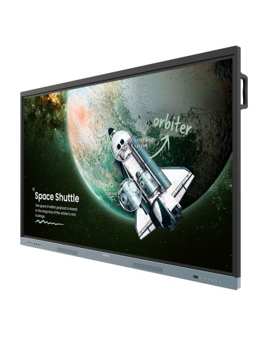 BenQ RE6504 Pannello piatto interattivo 165,1 cm (65") 450 cd m² 4K Ultra HD Nero, Grigio Touch screen Processore integrato