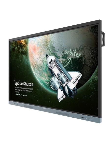 BenQ RE6504 Pannello piatto interattivo 165,1 cm (65") 450 cd m² 4K Ultra HD Nero, Grigio Touch screen Processore integrato