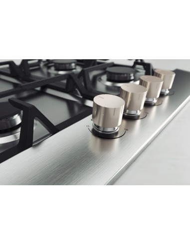 LG CBGZ2414S Piano cottura a gas 60cm, 8,5kW, 4 bruciatori, Griglie in ghisa, Piatto inox