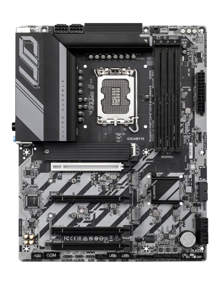 GIGABYTE Z890 UD WIFI6E Scheda Madre - Supporta CPU Intel Core Ultra (Serie 2), VRM a 12+1+2 fasi, fino a 8800MHz DDR5 (OC),