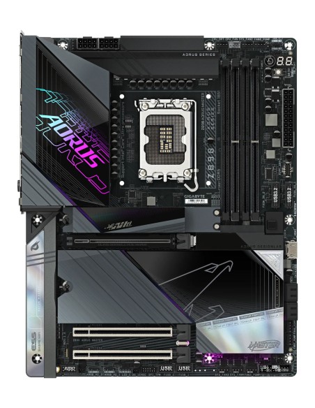 GIGABYTE Z890 AORUS MASTER Scheda Madre - Supporta CPU Intel Core Ultra (Serie 2), VRM a 18+1+2 fasi, fino a 9500MHz DDR5 (OC),