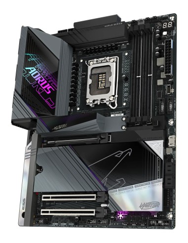 GIGABYTE Z890 AORUS MASTER Scheda Madre - Supporta CPU Intel Core Ultra (Serie 2), VRM a 18+1+2 fasi, fino a 9500MHz DDR5 (OC),