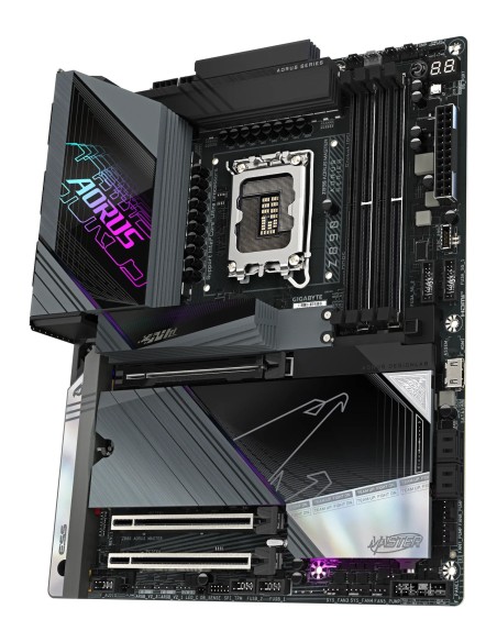 GIGABYTE Z890 AORUS MASTER Scheda Madre - Supporta CPU Intel Core Ultra (Serie 2), VRM a 18+1+2 fasi, fino a 9500MHz DDR5 (OC),