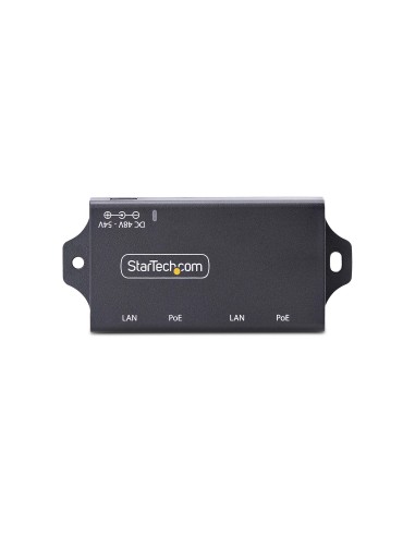 StarTech.com Iniettore PoE+ Midspan a 2 Porte Gigabit - Alimentatore Power Over Ethernet 10 100 1000Mbps, Ripetitore PoE