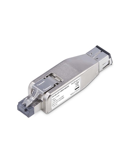 StarTech.com Dongle convertitore multimediale da fibra Gigabit a RJ45 Ethernet, monomodale ottico 10 km multimodale 800 m,