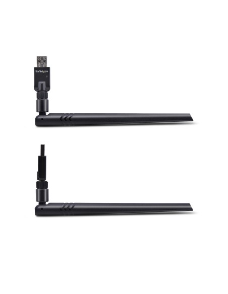 StarTech.com Adattatore USB Bluetooth 5.3, Classe 1, Dongle USB Bluetooth per PC Laptop, Utilizzo con tastiera mouse,