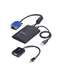 StarTech.com Adattatore Crash Cart Portatile per laptop, Console KVM con USB VGA Mini DisplayPort trasferimento file e