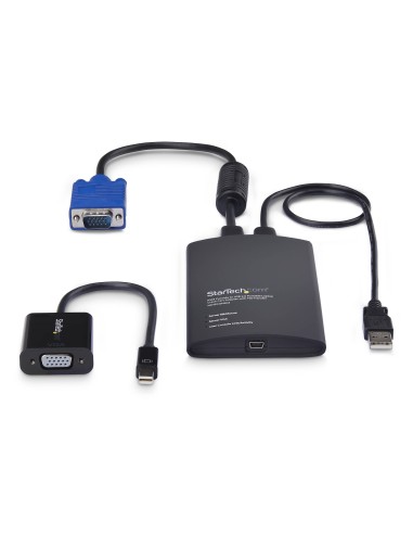 StarTech.com Adattatore Crash Cart Portatile per laptop, Console KVM con USB VGA Mini DisplayPort trasferimento file e