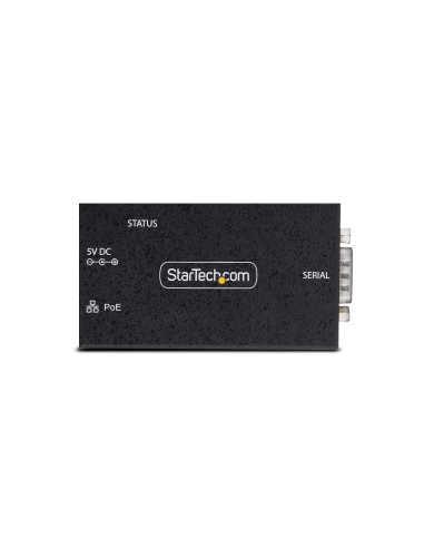 StarTech.com Adattatore da seriale a Ethernet a 1 porta, server di dispositivi seriali IP PoE 802.3af per dispositivi RS232