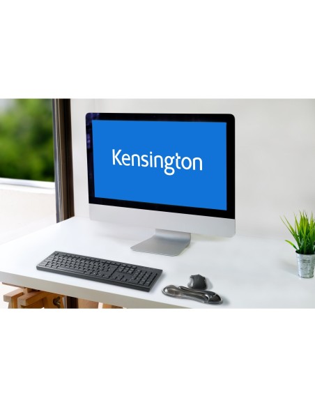 Kensington Poggiapolsi per mouse trackball Duo Gel sottile - Grigio