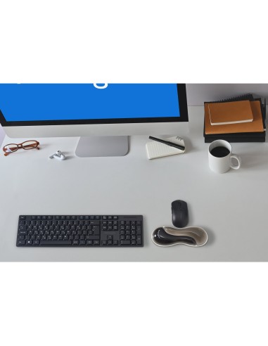 Kensington Poggiapolsi per mouse trackball Duo Gel sottile - Grigio