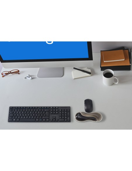 Kensington Poggiapolsi per mouse trackball Duo Gel sottile - Grigio