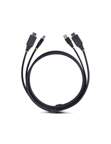 StarTech.com Cavo KVM HDMI e USB 5Gbps da 1,8m, Cavo Combinato HDMI 2.0 4K 60Hz e USB-A 3.0 per Switch KVM