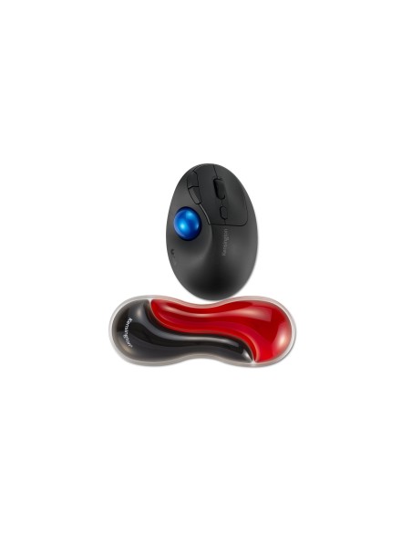 Kensington Poggiapolsi per mouse trackball Duo Gel sottile - Rosso
