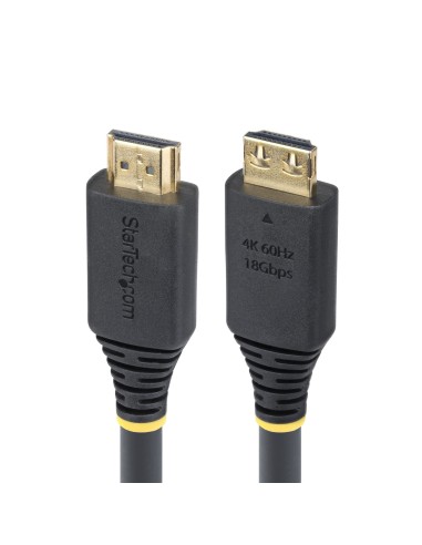 StarTech.com Cavo HDMI 2.0 ad Alta Velocità da 6m con Connettori a Scatto, 4K 60Hz 1440p 144Hz, HDR10 HDCP 2.2 ARC, 18Gbps,
