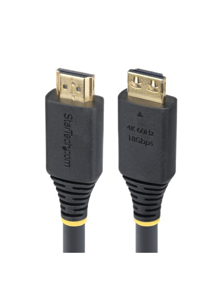 StarTech.com Cavo HDMI 2.0 ad Alta Velocità da 6m con Connettori a Scatto, 4K 60Hz 1440p 144Hz, HDR10 HDCP 2.2 ARC, 18Gbps,