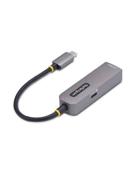 StarTech.com Adattatore Ethernet USB C, Convertitore di Rete NBASE-T 2.5 1GbE da USB Type-C 3.0 a RJ45, NIC PD 100W