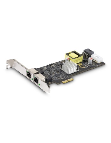 StarTech.com Scheda di Rete PoE NBASE-T a 2 Porte da 2,5 Gb, NIC Multi-Gigabit 802.3af at PoE+, 2x Intel I225-V. Interfaccia
