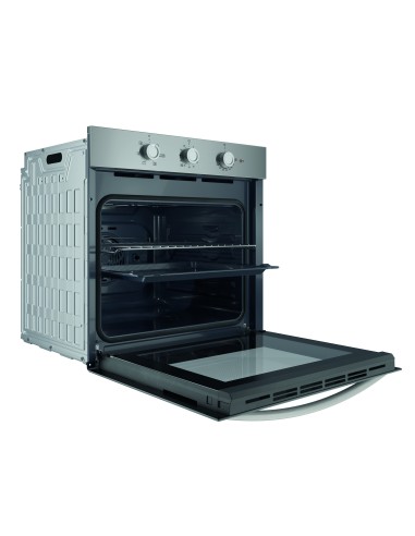 Indesit IO 2350H X Forno multifunzione inox, 6 Funzioni totali, Classe A, 66 Lt, pulizia Steam&Clean