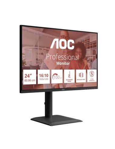 AOC E4 X24E4U Monitor PC 61 cm (24") 1920 x 1200 Pixel Full HD LED Nero