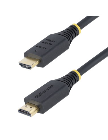 StarTech.com Cavo HDMI 2.0 Certificato Premium da 4m ad Alta Velocità, 4K 60Hz 1440p 144Hz, HDR10 HDCP 2.2 ARC, 18Gbps. Cavetto