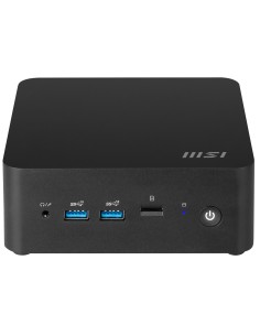 MSI CUBI NUC 1MG-238BEU barebone per PC stazione di lavoro 0.84L sized PC Nero 120U Intel SoC