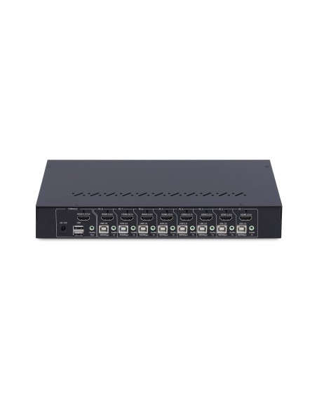 StarTech.com KVM Switch HDMI a 8 Porte con Kit Rack da 1U, 4K 60Hz HDMI 2.0, hub USB a 4 Porte, Commutazione con Tasti a Scelta
