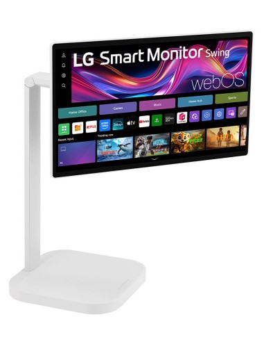 LG Swing 32U889SA Schermo Personale 32" 4K Touch, base con rotelle, webOS