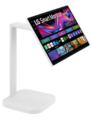 LG Swing 32U889SA Schermo Personale 32" 4K Touch, base con rotelle, webOS