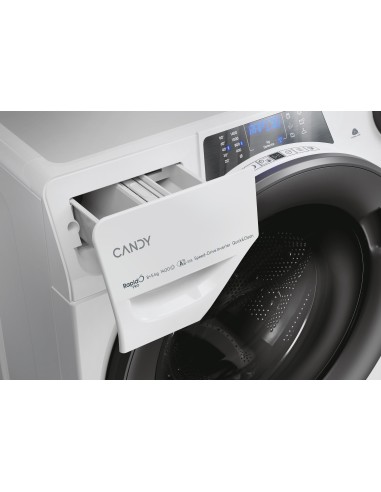 Candy RapidÓ PRO RPW4856BWMR9 1-S lavasciuga Libera installazione Caricamento frontale Bianco D