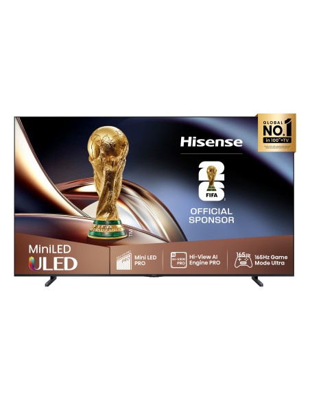 Hisense 100U8Q 2,54 m (100") 4K Ultra HD Smart TV Wi-Fi Nero, Grigio
