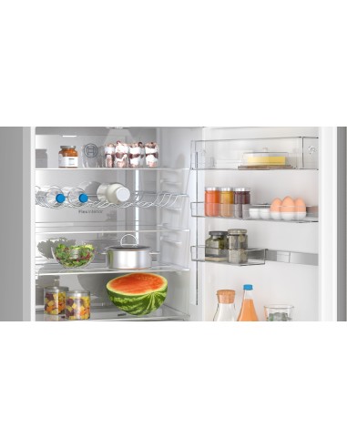Bosch Serie 6 KGN49AICT Frigorifero Combinato da libera installazione 203 x 70 cm Acciaio anti-impronta Classe C