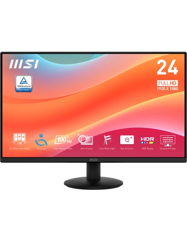 MSI Pro MP242L Monitor PC 60,5 cm (23.8") 1920 x 1080 Pixel Full HD LCD Nero